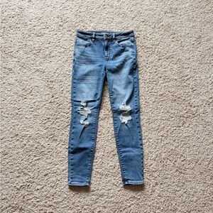 American Eagle Distressed High-Rise Skinny Jeans